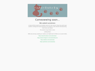 catsolutely.com snapshot
