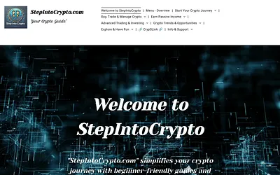 stepintocrypto.com snapshot