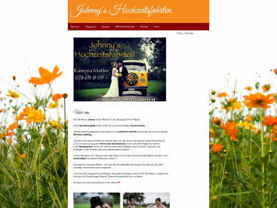 johnnyshochzeitsfahrten.ch snapshot