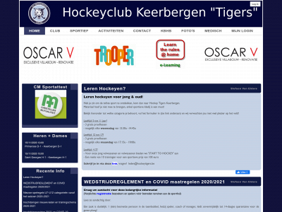 hockeytigers.be snapshot