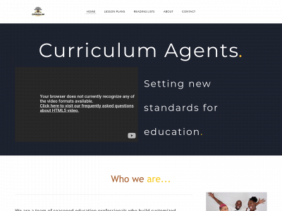 curriculumagent.com snapshot