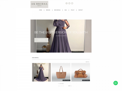 akbridaldress.com snapshot