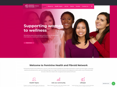 femininehealthandfibroidnetwork.org snapshot