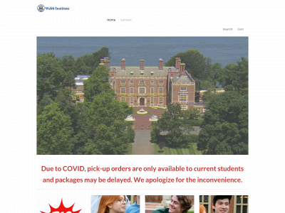 shop.webb.edu snapshot