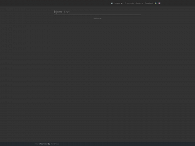 bjorn-k.se snapshot