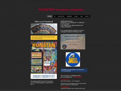 kunsteninvitererindenfor.dk snapshot