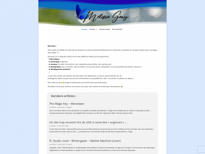 melissagany.be snapshot