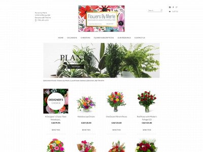 www.flowersbymerle.com snapshot