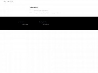 throughthepeople.org snapshot