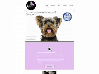 ericasdogwalking.co.uk snapshot