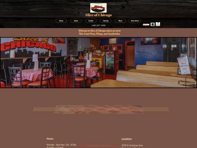 sliceofchicagoaz.com snapshot