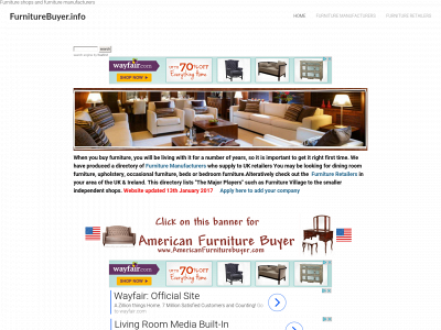 www.furniturebuyer.info snapshot