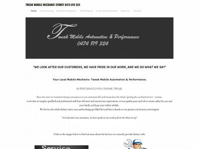 www.tweakautomotive.com.au snapshot