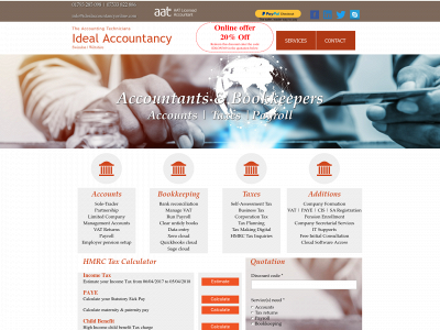 idealaccountancyonline.com snapshot