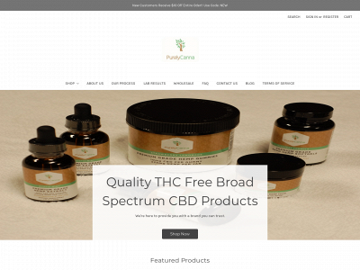 purelycanna.com snapshot