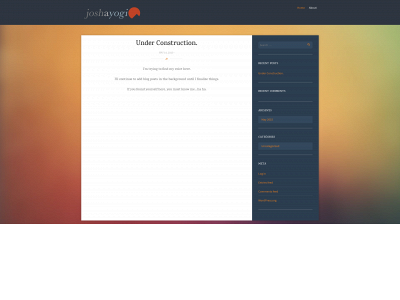 joshayogi.com snapshot