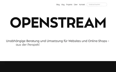 www.openstream.ch snapshot