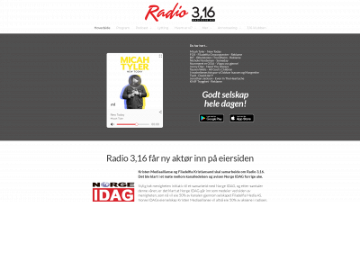 www.radio316.no snapshot