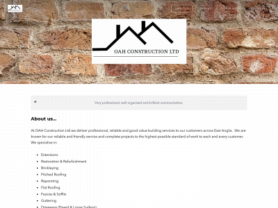 www.oahconstruction.co.uk snapshot
