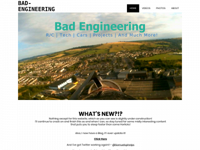 bad-engineering.co.uk snapshot