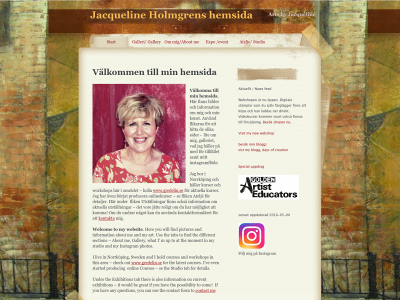 jacquelineholmgren.com snapshot