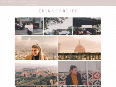 erikacarlier.com snapshot