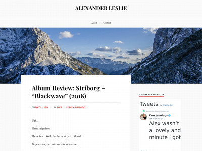 alexanderleslie.net snapshot