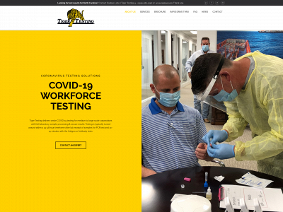 tigercovidtesting.com snapshot