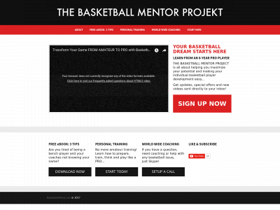 basketballmentor.com snapshot