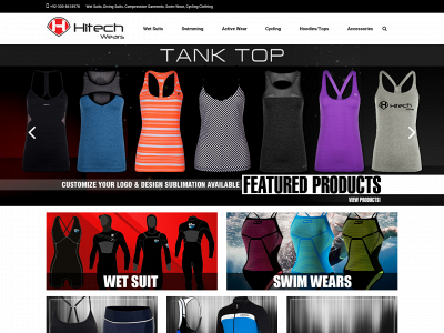 hitechwears.com snapshot