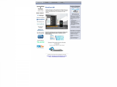 paracom.se snapshot