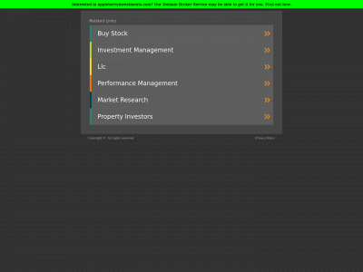 appleberryinvestments.com snapshot