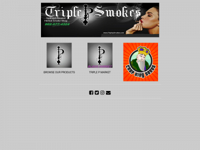 triplepsmokes.com snapshot