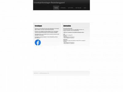 baunebjerggaard.dk snapshot