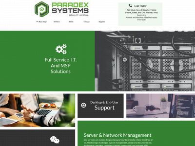 paradexsystems.com snapshot