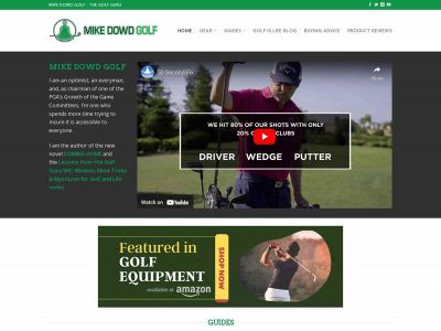 mikedowdgolf.com snapshot
