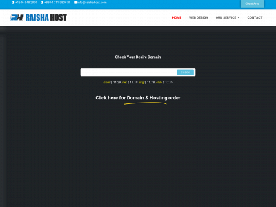 www.raishahost.com snapshot