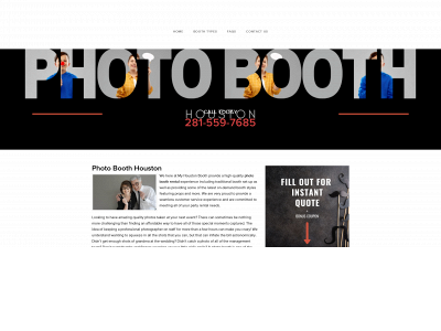 www.myhoustonbooth.com snapshot