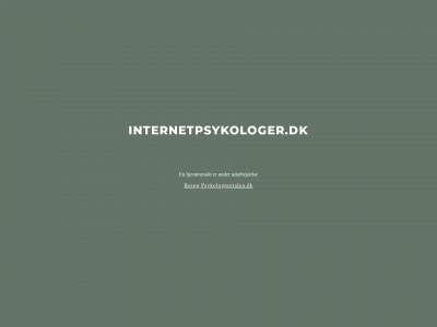 internetpsykologer.dk snapshot