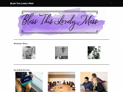 blessthislovelymess.com snapshot