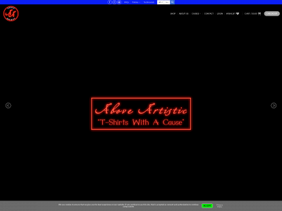 aboveartistic.com snapshot