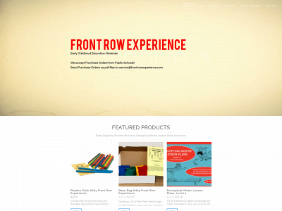 www.frontrowexperience.com snapshot