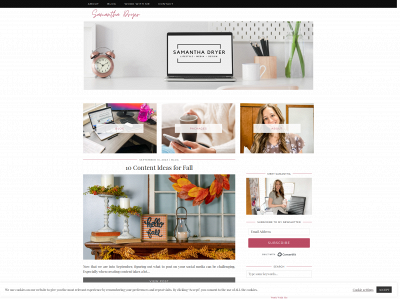 samanthadryer.com snapshot