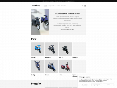brugteknallertdele.dk snapshot