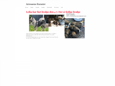 arresoens-eurasier.dk snapshot