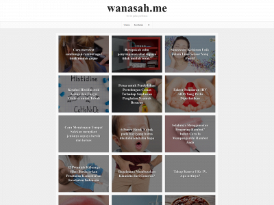 wanasah.me snapshot