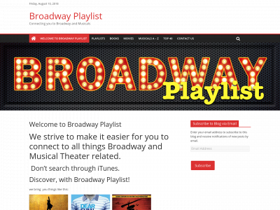 broadwayplaylist.com snapshot