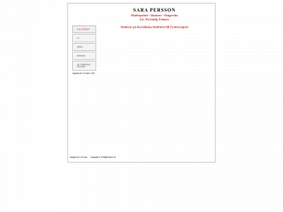 sarapersson.se snapshot