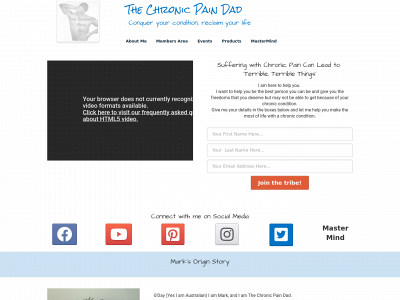 thechronicpaindad.com snapshot