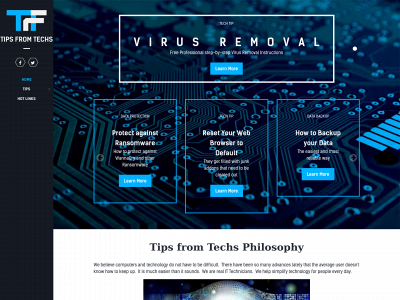 tipsfromtechs.com snapshot